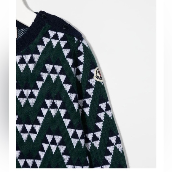 Moncler Geometric zig-zag pattern Sweater, XS - Picture 2 of 6